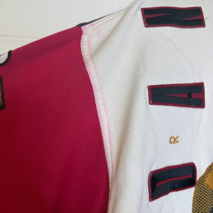 90s Jordan Nike NBA All Over Print Crewneck Sz L (B2887)