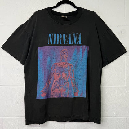 90s Nirvana Sliver Band T-Shirt Sz XL