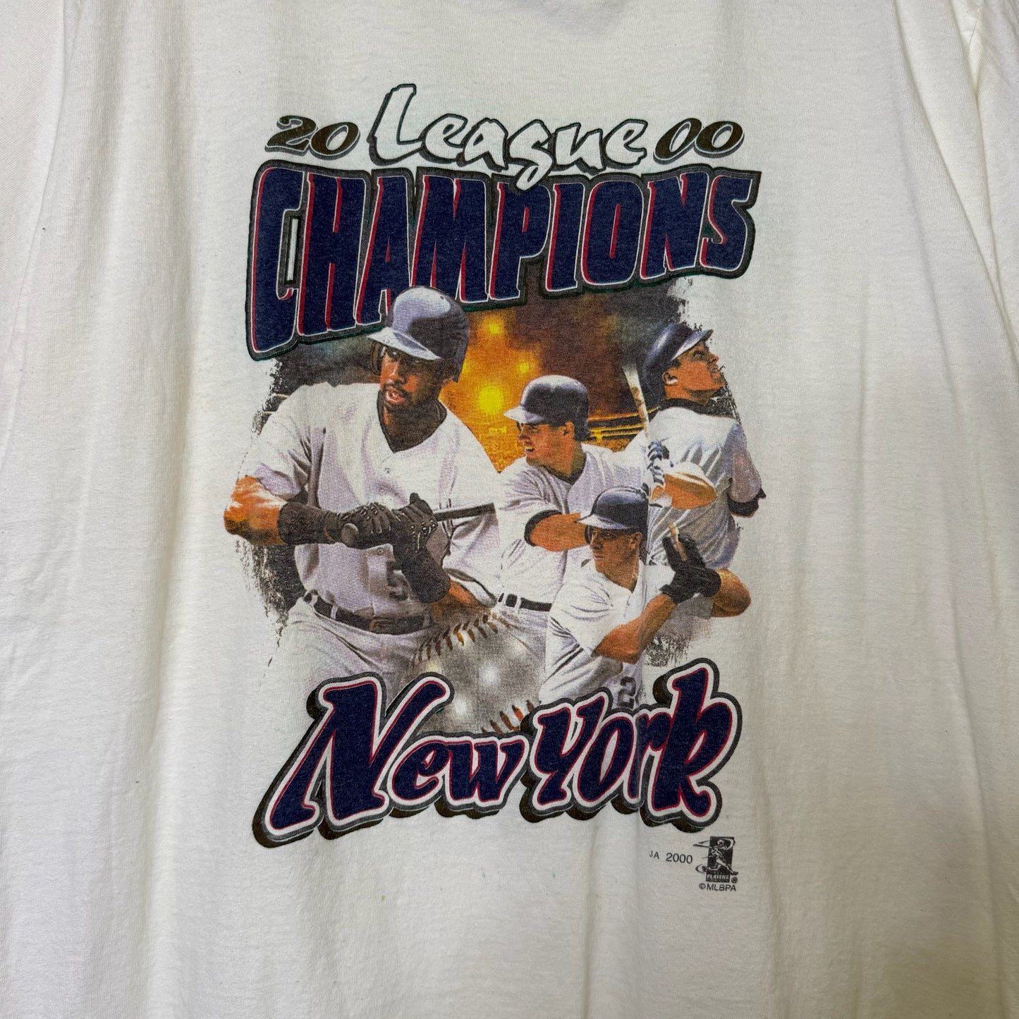 2000 New York Yankees MLB T-Shirt Sz XL (B580)