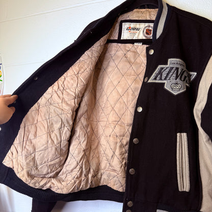 90s Los Angeles Kings Bomber NHL Jacket Size M (B2374)