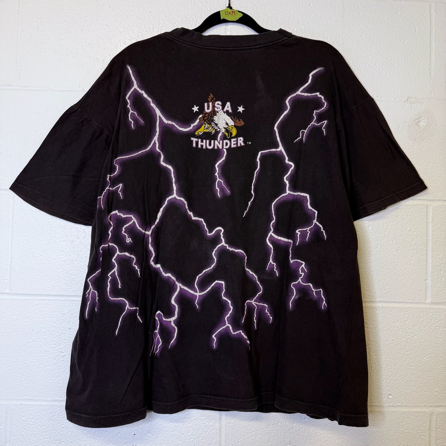 90s Wizard American Thunder Lightning T-shirt (B2521)