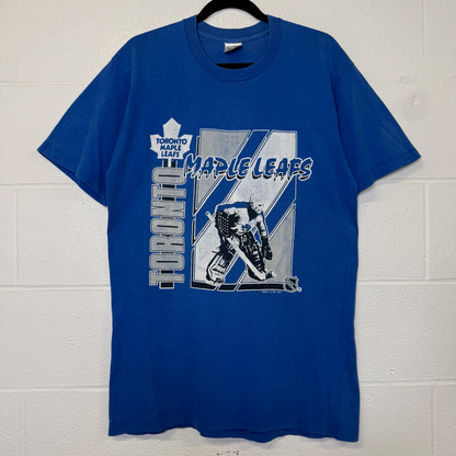 1989 Toronto Maple Leafs NFL T-Shirt Sz L (B2991)