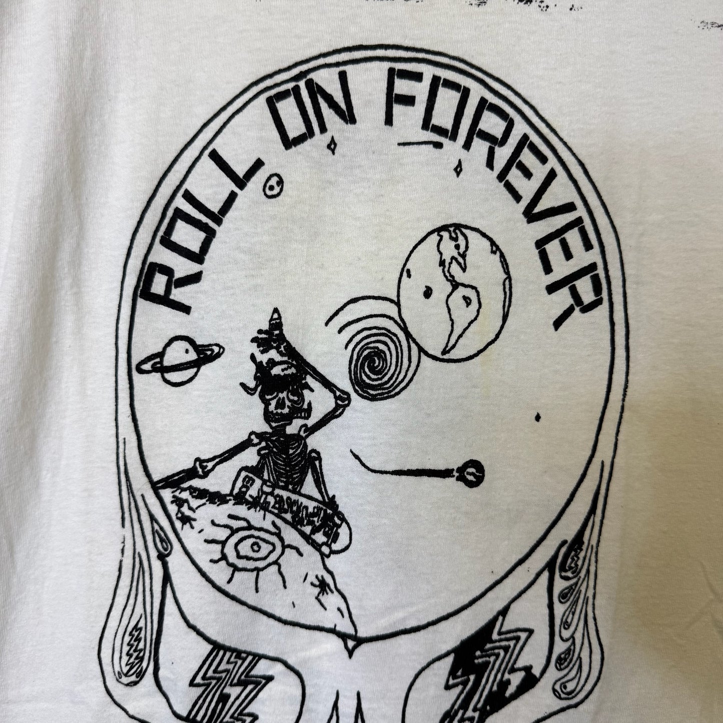 90s Roll on Forever T-Shirt Sz L (B2494)