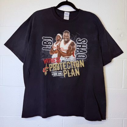 90's Lebron James Shaq NBA T-Shirt Sz XL (B2397)