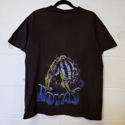 90s Georgetown Hoyas Nutmeg Breakthrough NCAA T-shirt Sz XL (B2529)