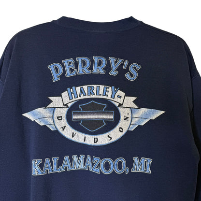 90's Harley Davidson Kalamazoo Crewneck Sz M (B1905)