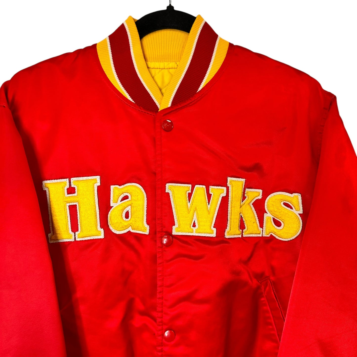 90's Atlanta Hawks NBA Starter Satin Jacket Sz M