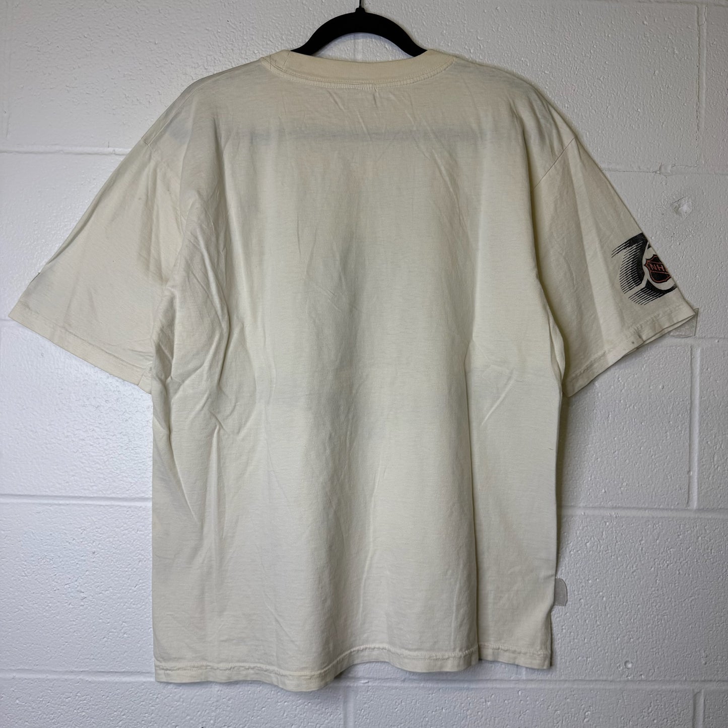 1991 Toronto Maple Leafs NHL T-shirt Sz L (B2415)