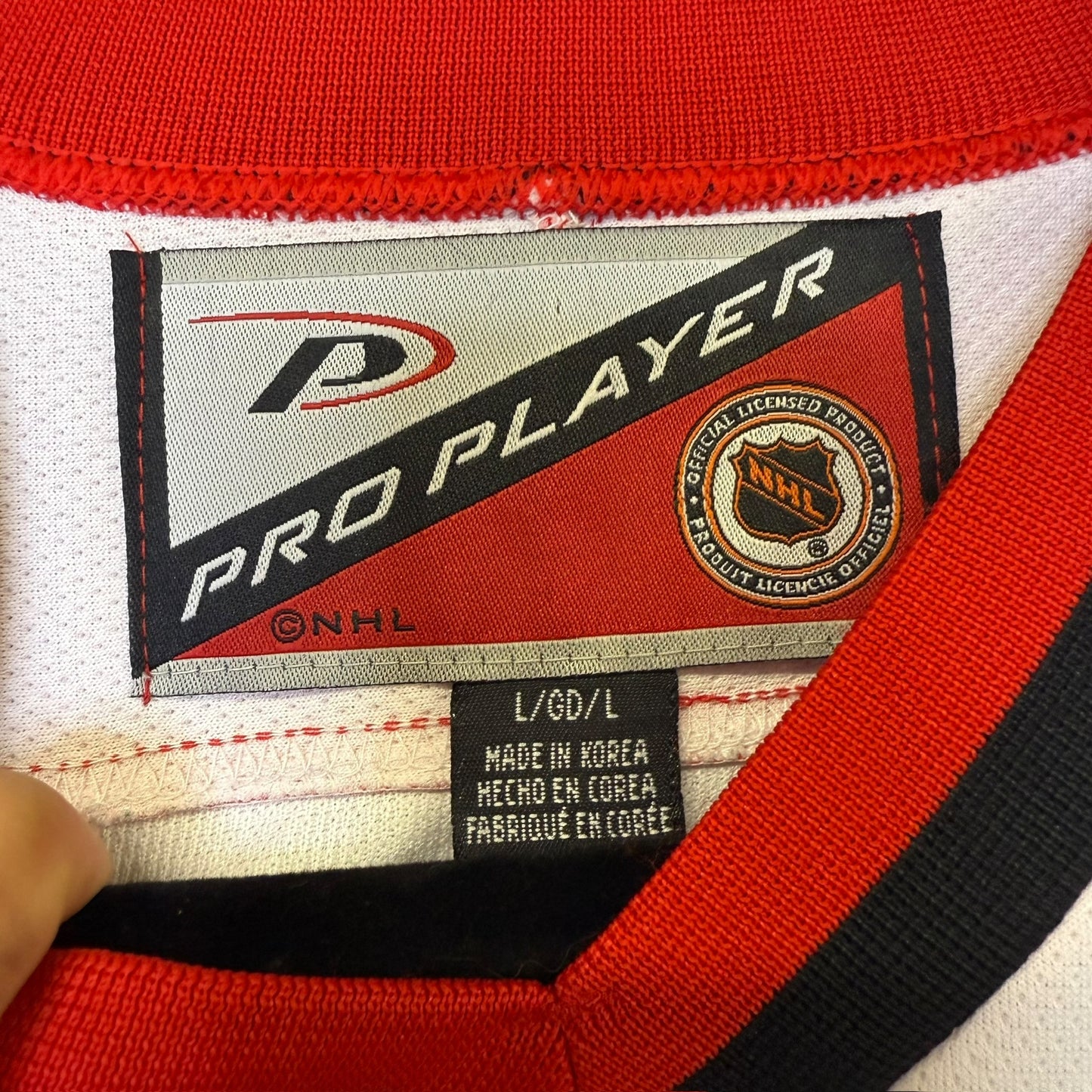 90s Calgary Flames Pedestal Jersy Sz L