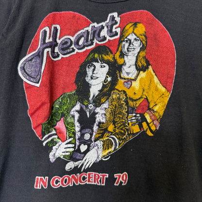 1979 Heart in Concert T-Shirt Sz S (B415)