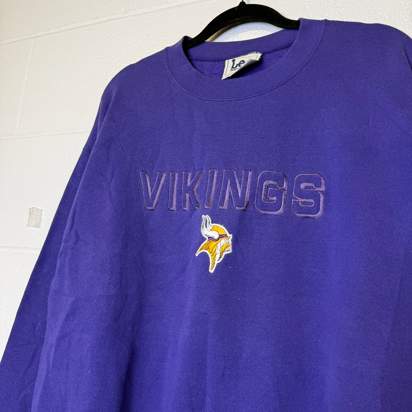 90s Minnesota Vikings NFL Crewneck Sz L (B2546)