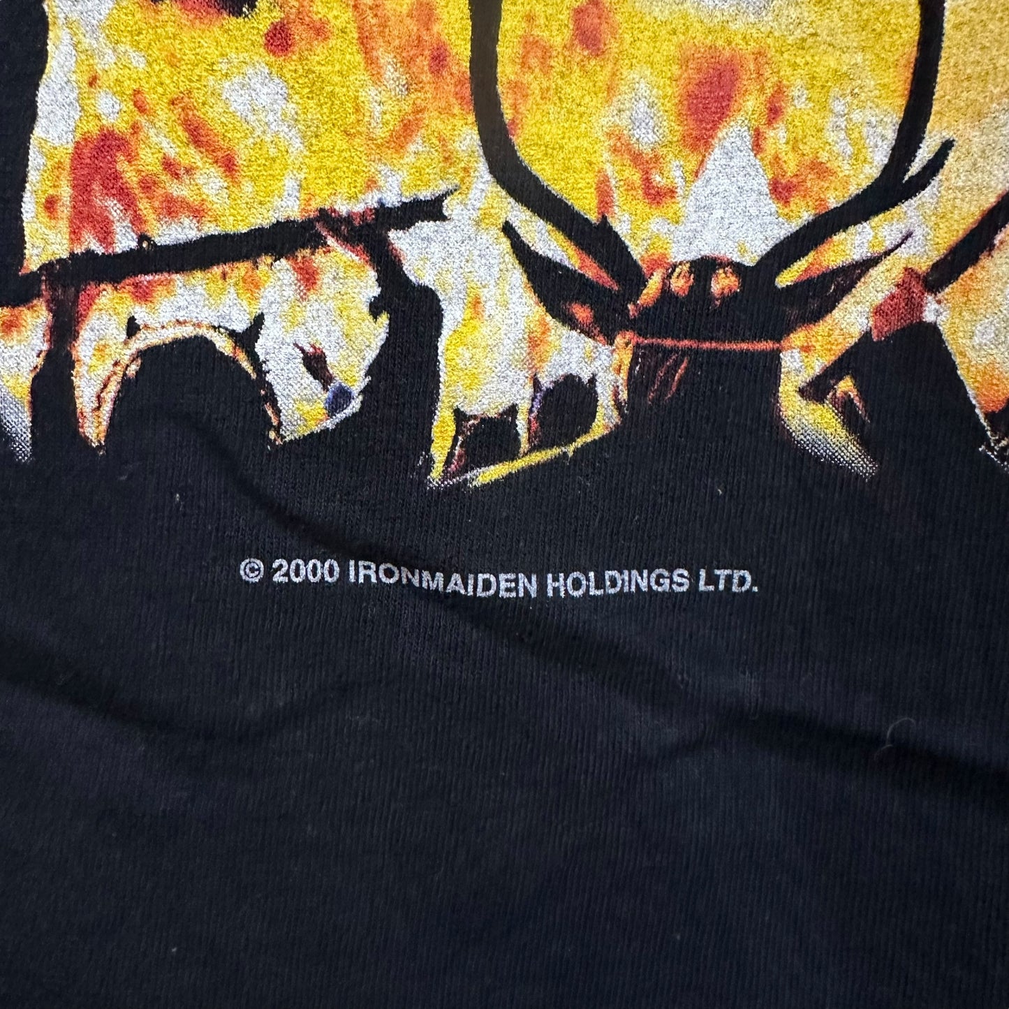 2000 Iron Maiden Wicker Man T-Shirt Sz XL (A7550)