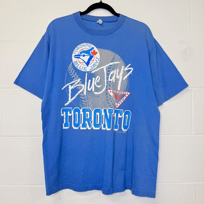 90s Toronto Blue Jays MLB T-shirt Sz L (B2475)