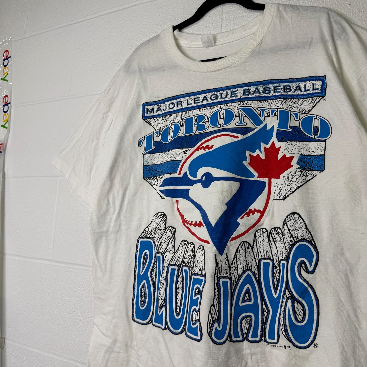 1993 Toronto Blue Jays MLB T-Shirt Sz XL (B2699)
