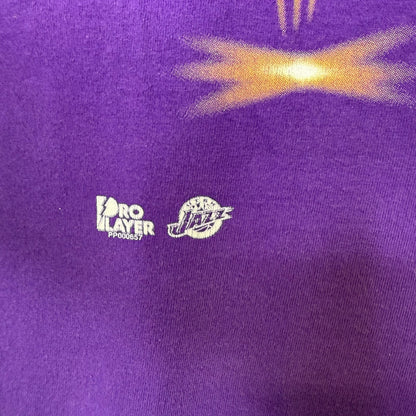 90's John Stockton NBA Utah Jazz T-shirt Sz 2XL (A2470)