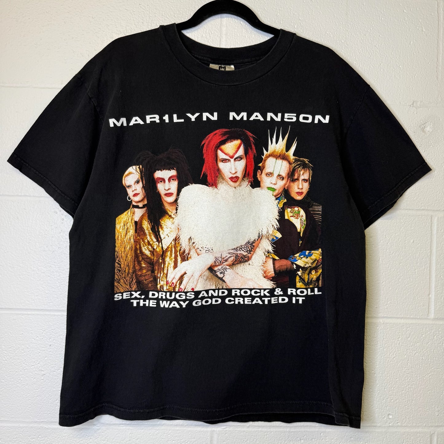 1999 Marilyn Manson Rock is Dead Tour T-shirt Sz L