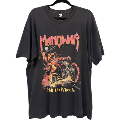 1997 Manowar Hell On Wheels T-Shirt Sz XL (A1167)