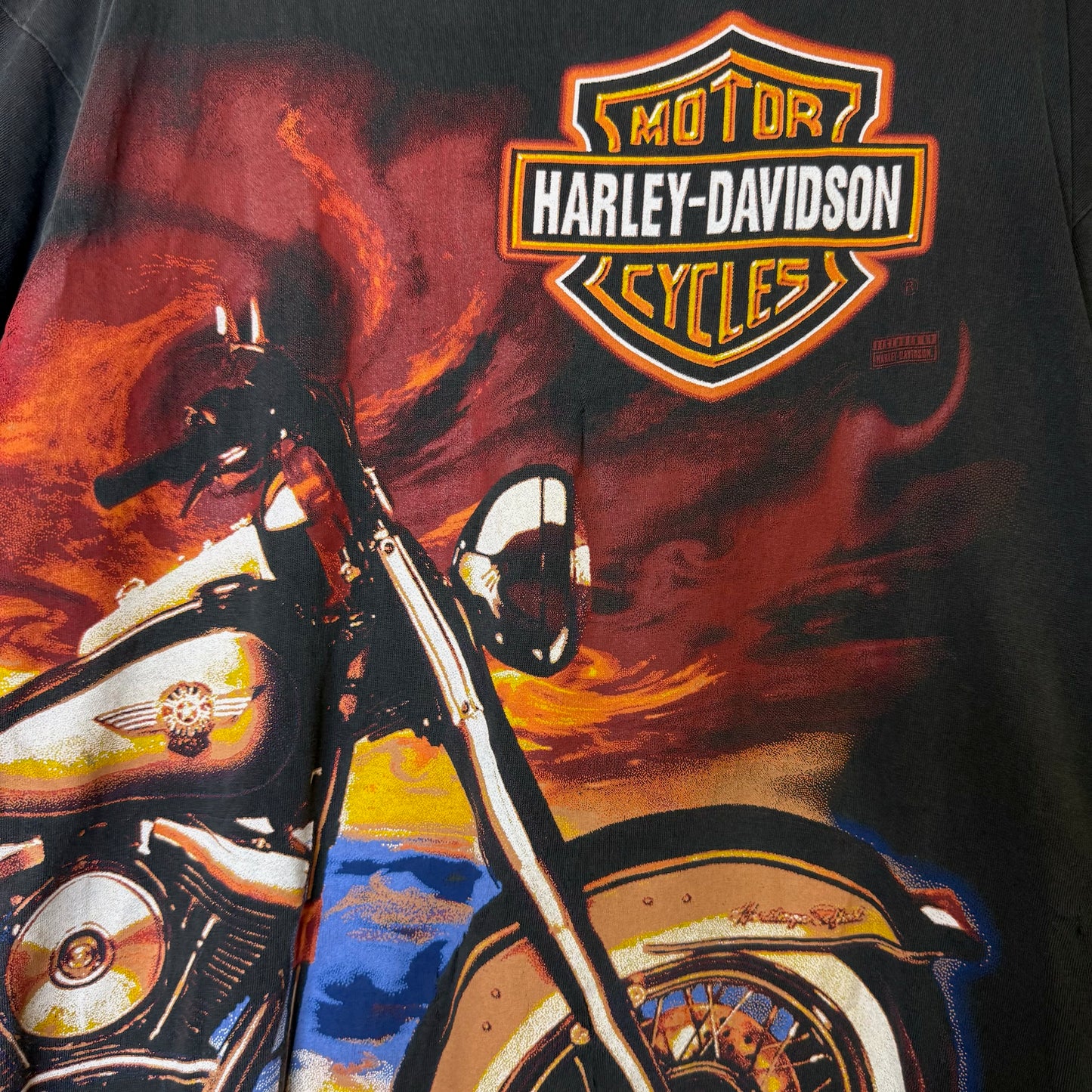 90's Harley Davidson AOP Sunset T-Shirt Sz XL (B1716)