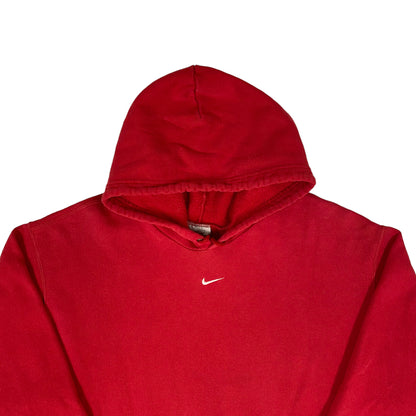 2000’s Nike Centre Swoosh Red Hoodie Sz 2XL (A2298)