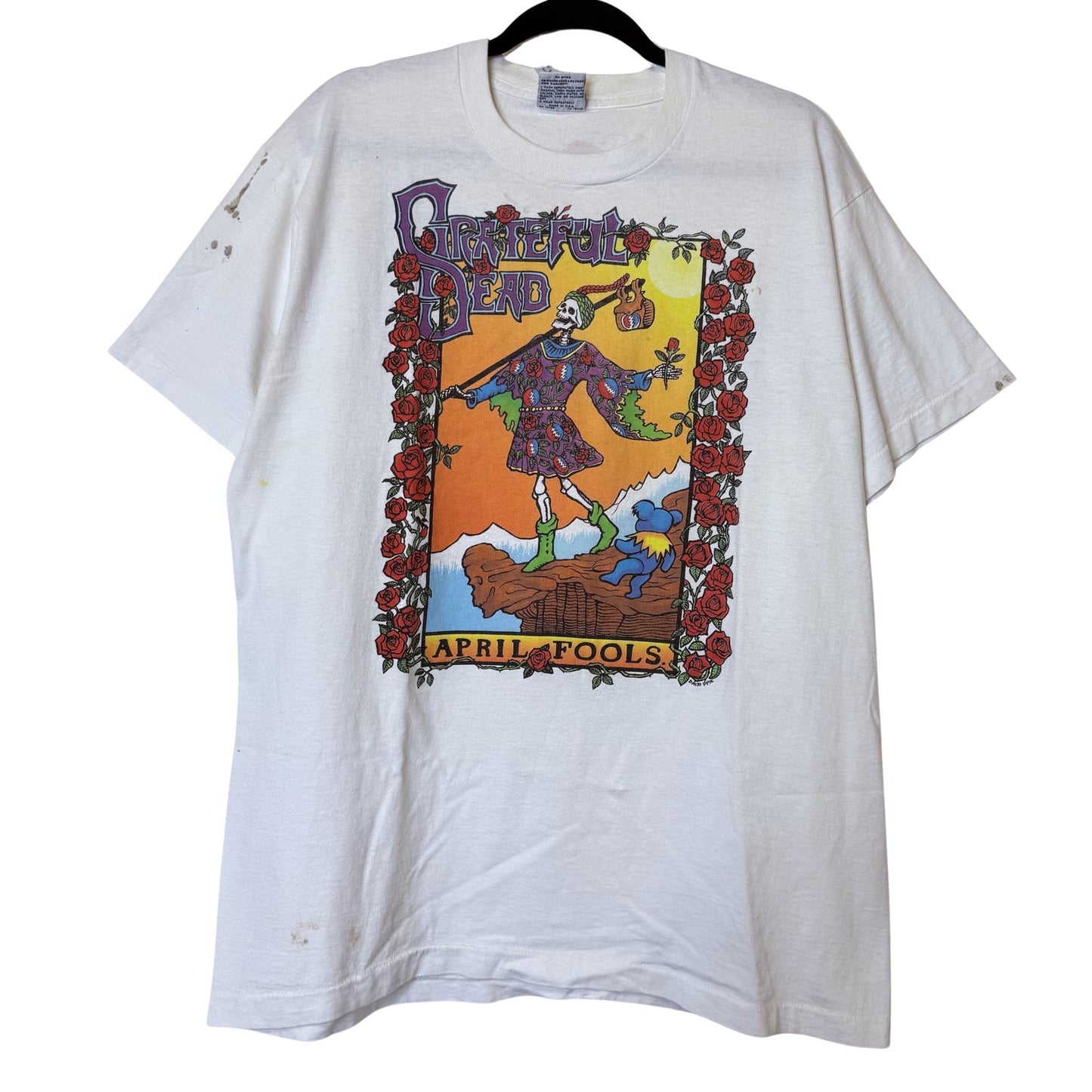 90's Grateful Dead April Fools TShirt Sz XL (B2509)