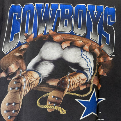 1994 Dallas Cowboys Nutmeg Breakthrough NFL T-shirt Sz L (B2410)