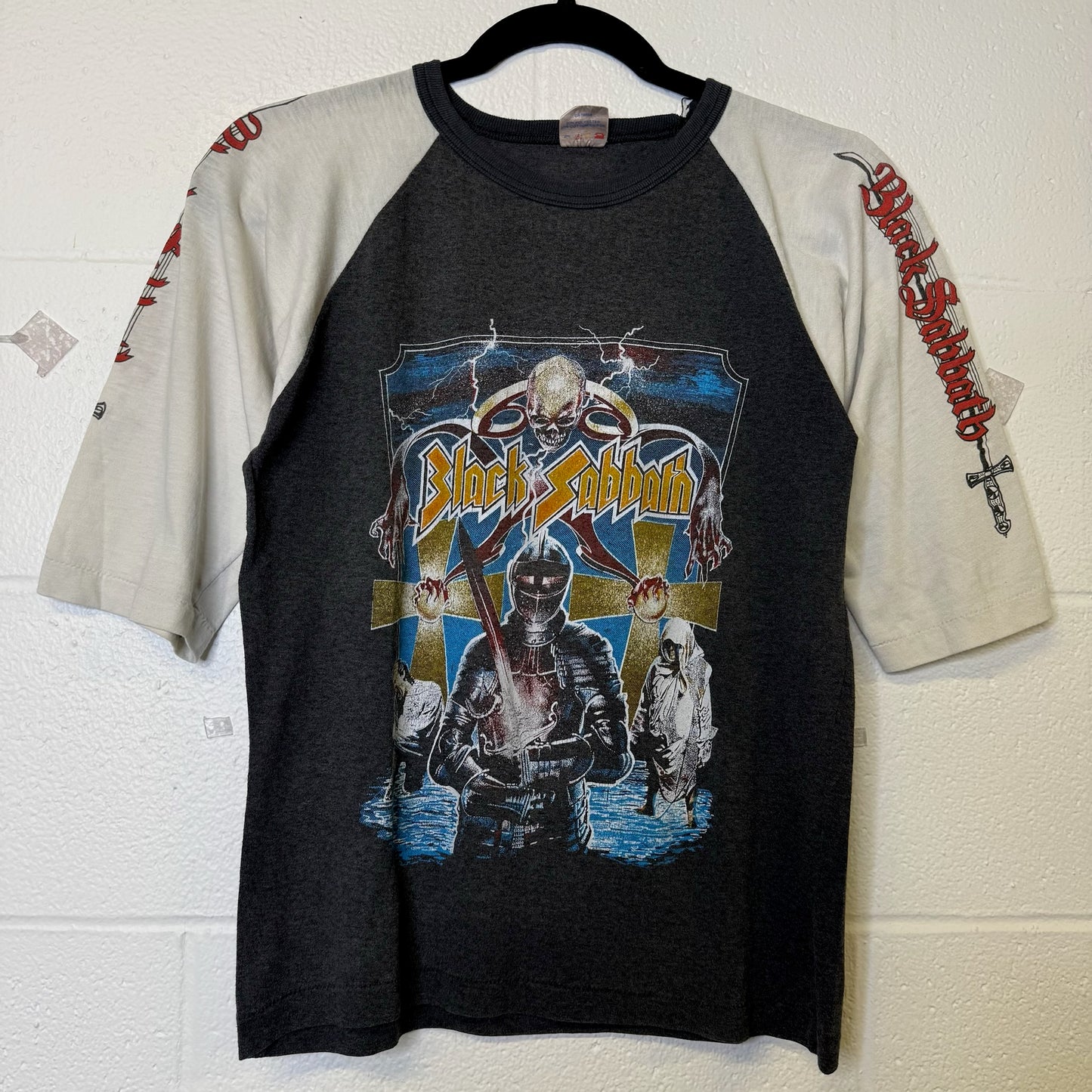 80s Black Sabbath Raglan T-shirt Sz M (B397)