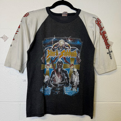 80s Black Sabbath Raglan T-shirt Sz M (B397)