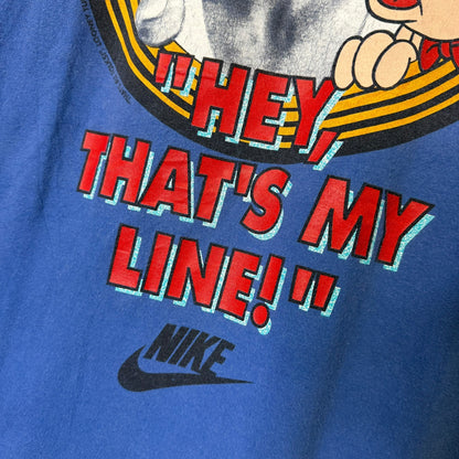 90s Michael Jordan Porky Pig NBA Nike T-Shirt Sz M