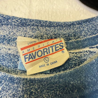 1991 Atlanta Braves MLB AOP T-shirt Sz L (B581)