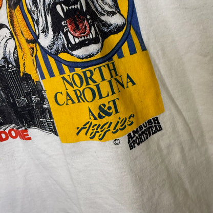 90s Circle City Classic NCAA Jaguars vs Aggies T-Shirt Sz XXL (B2906)