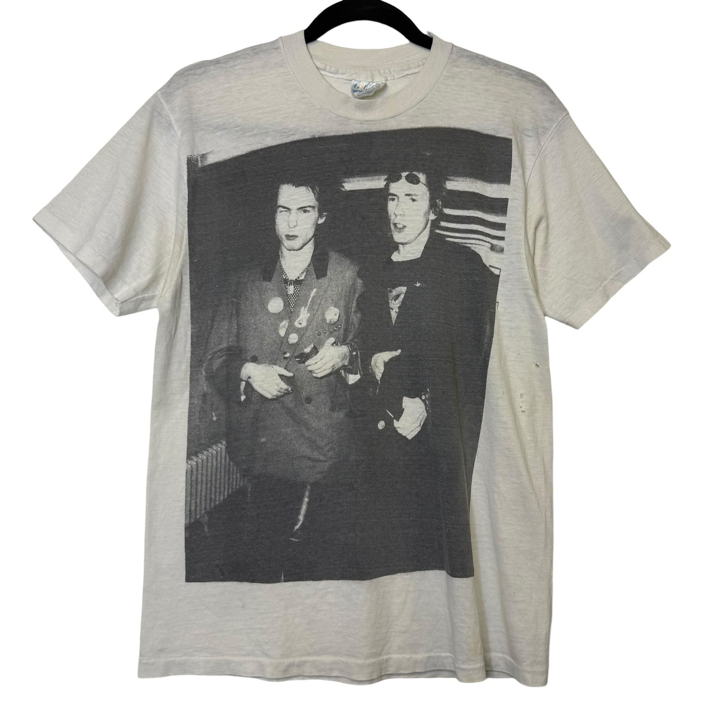 90's SId Vicious & Johnny Rotten T-Shirt Sz M (B373)