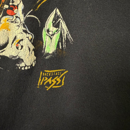 80's Dangerous Toys Chopped Sleeve Shirt Backstage Pass Sz M (B1324)