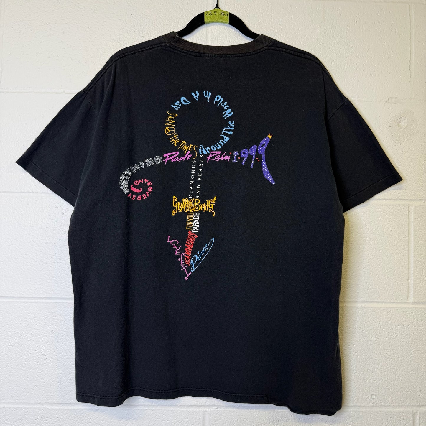 1992 Prince Purple Rain Tour T-Shirt Sz XL (B1720)