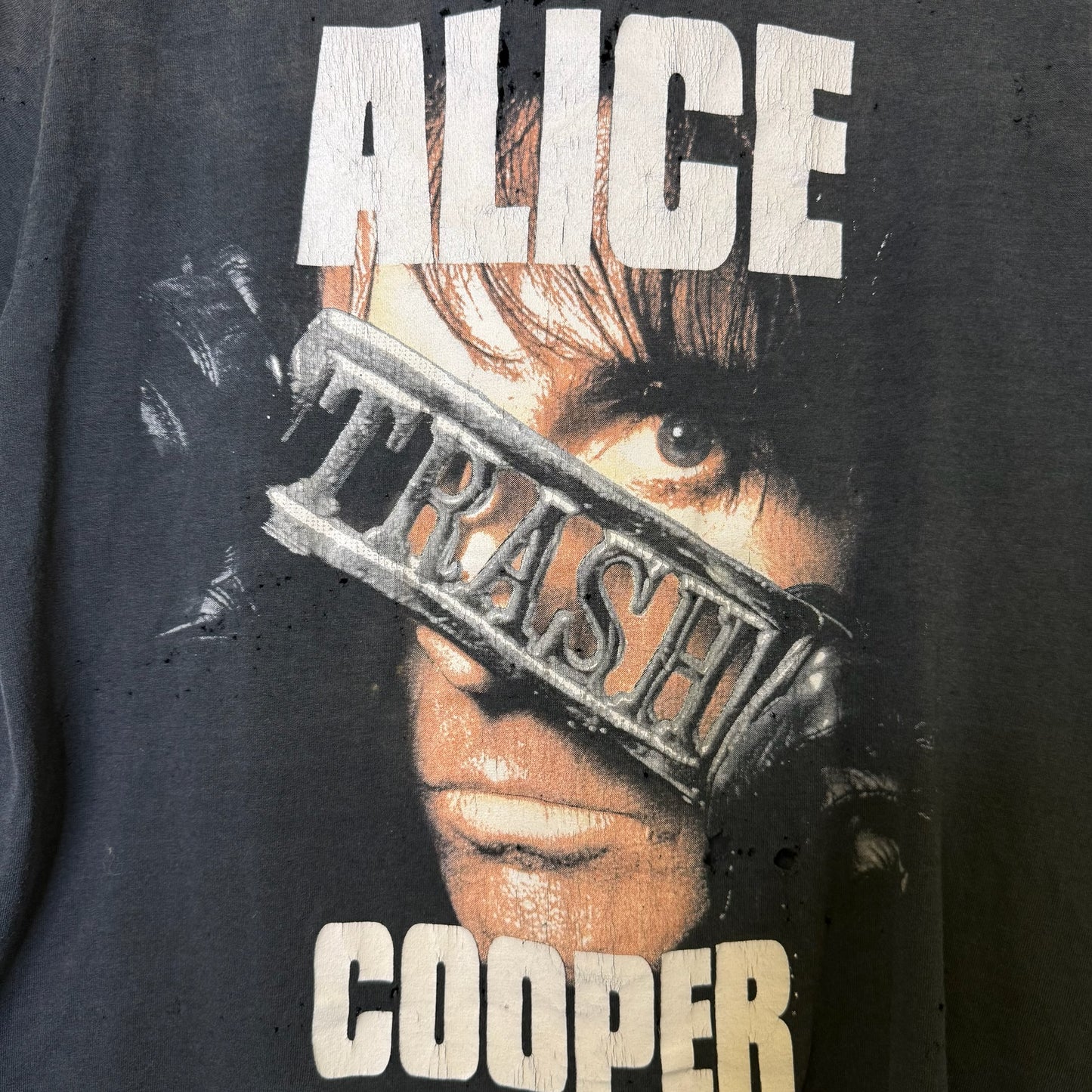 1990 Alice Cooper Toronto Tour T-Shirt Sz L (B2294)