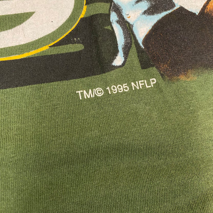 1995 Green Bay Packers Helmet T-shirt Sz XL (A1691)