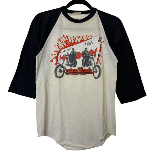80's Judas Priest British Steel T-Shirt Sz M (B2275)