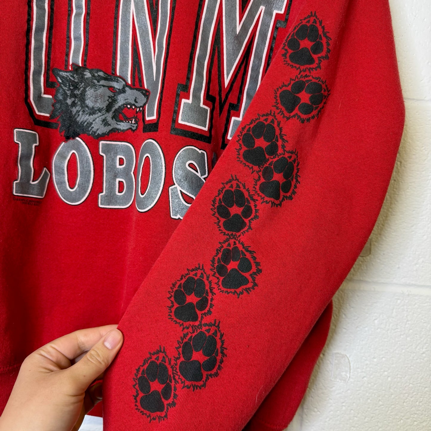 90s New Mexico Lobos Sweatshirt Sz XL (B2567)