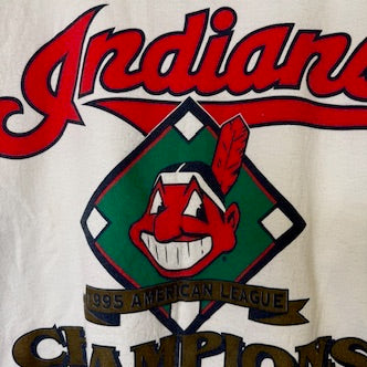 1995 Cleveland Indians MLB Crewneck Sz L (B2091)