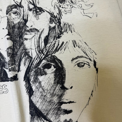 1990 Faces Art John Lennon T-shirt Sz L (B1765)