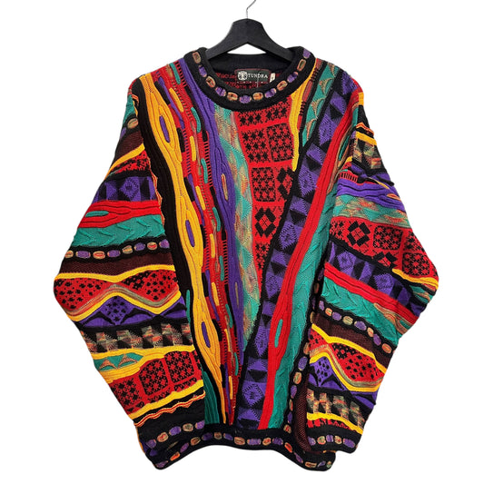 90's Coogi Style Sweater by Tundra Sz L (A3271)