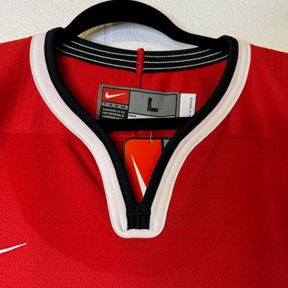 2000s Nike Team Canada Hockey Jersey Sz L (B1974)