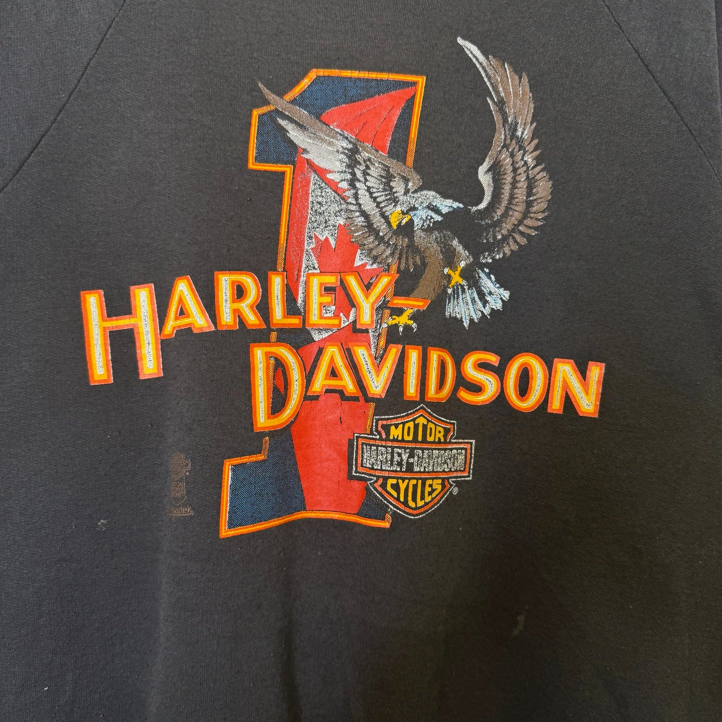 80's Harley Davidson Ottawa Crewneck Sz L (B1787)