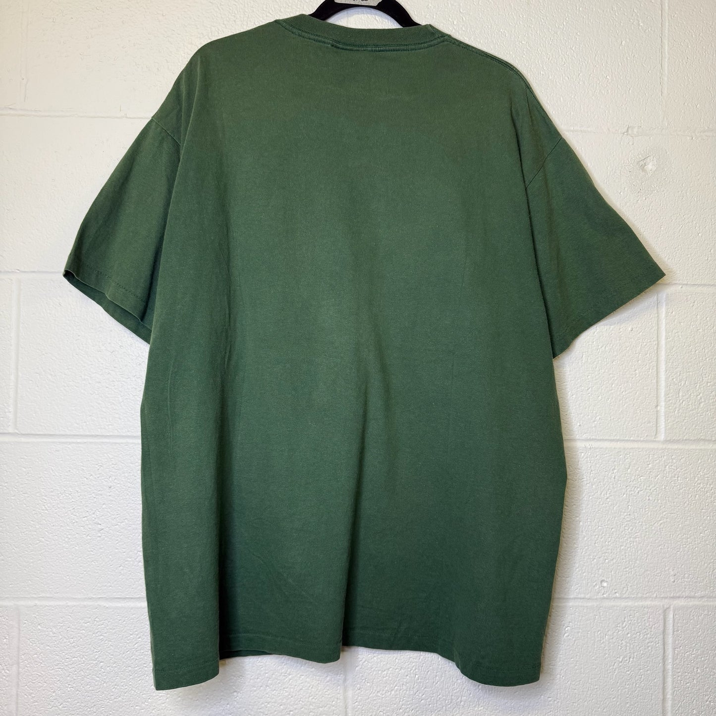 1991 Oakland Athletics MLB Triple Threat Nutmeg T-shirt Sz L (B1758)