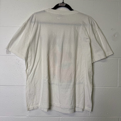 1991 Michael Jordan NBA MVP T-shirt Sz L (B692)