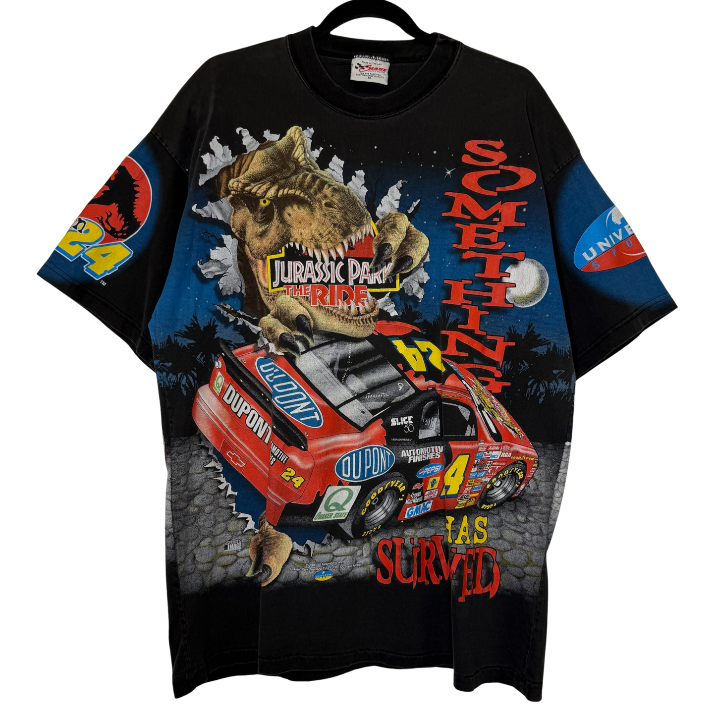 1997 Jurassic Park Jeff Gordon NASCAR AOP Sz XL (B2839)