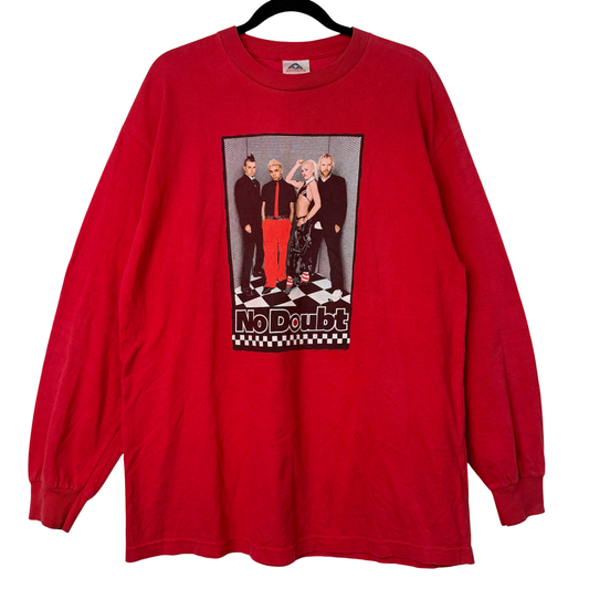 2002 No Doubt Gwen Stefani Band Tour Long Sleeve Shirt Sz XL