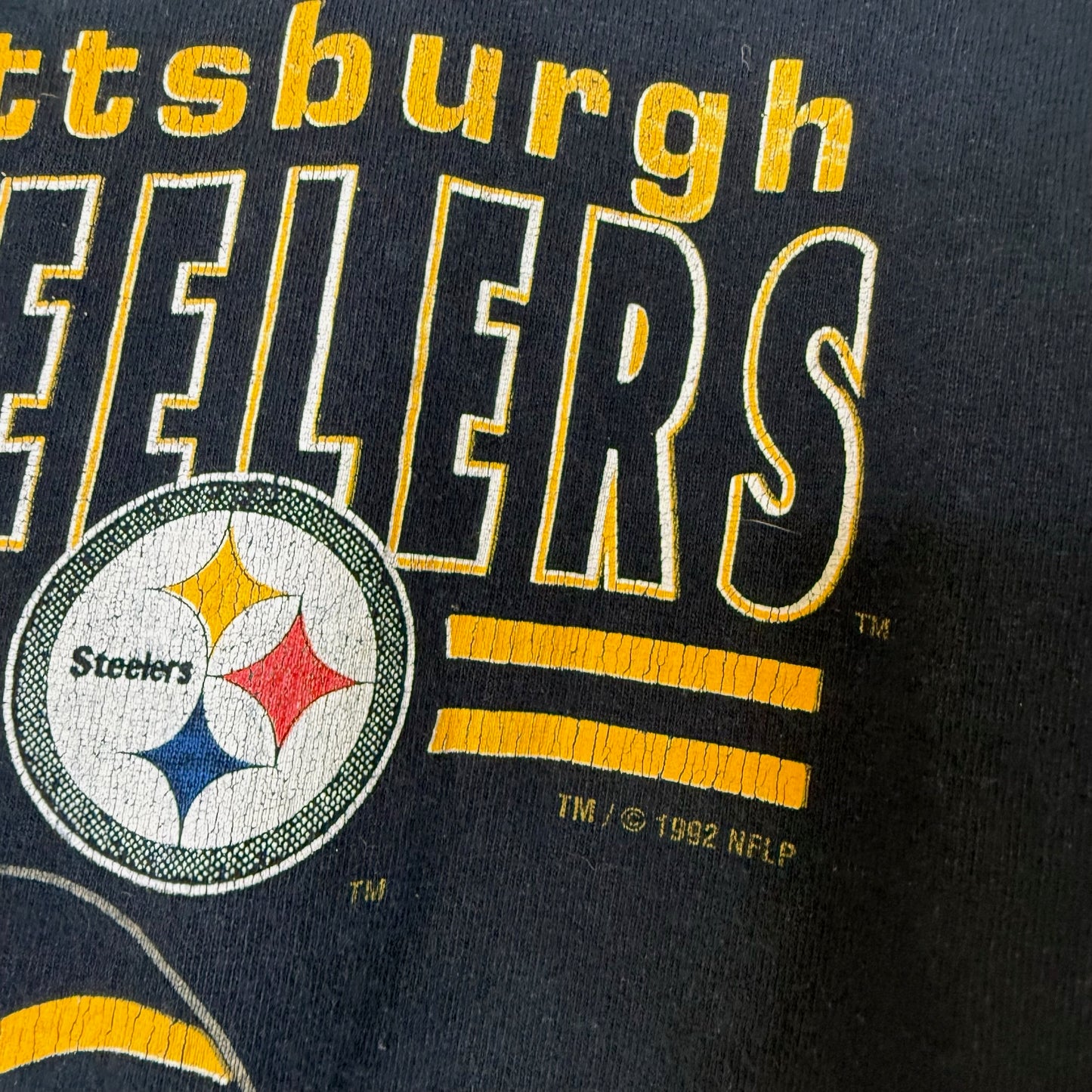 1992 Pittsburgh Steelers Taz NFL T-Shirt Sz XL (B2859)