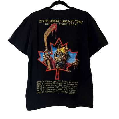 2008 Iron Maiden Team Canada T-Shirt Sz M