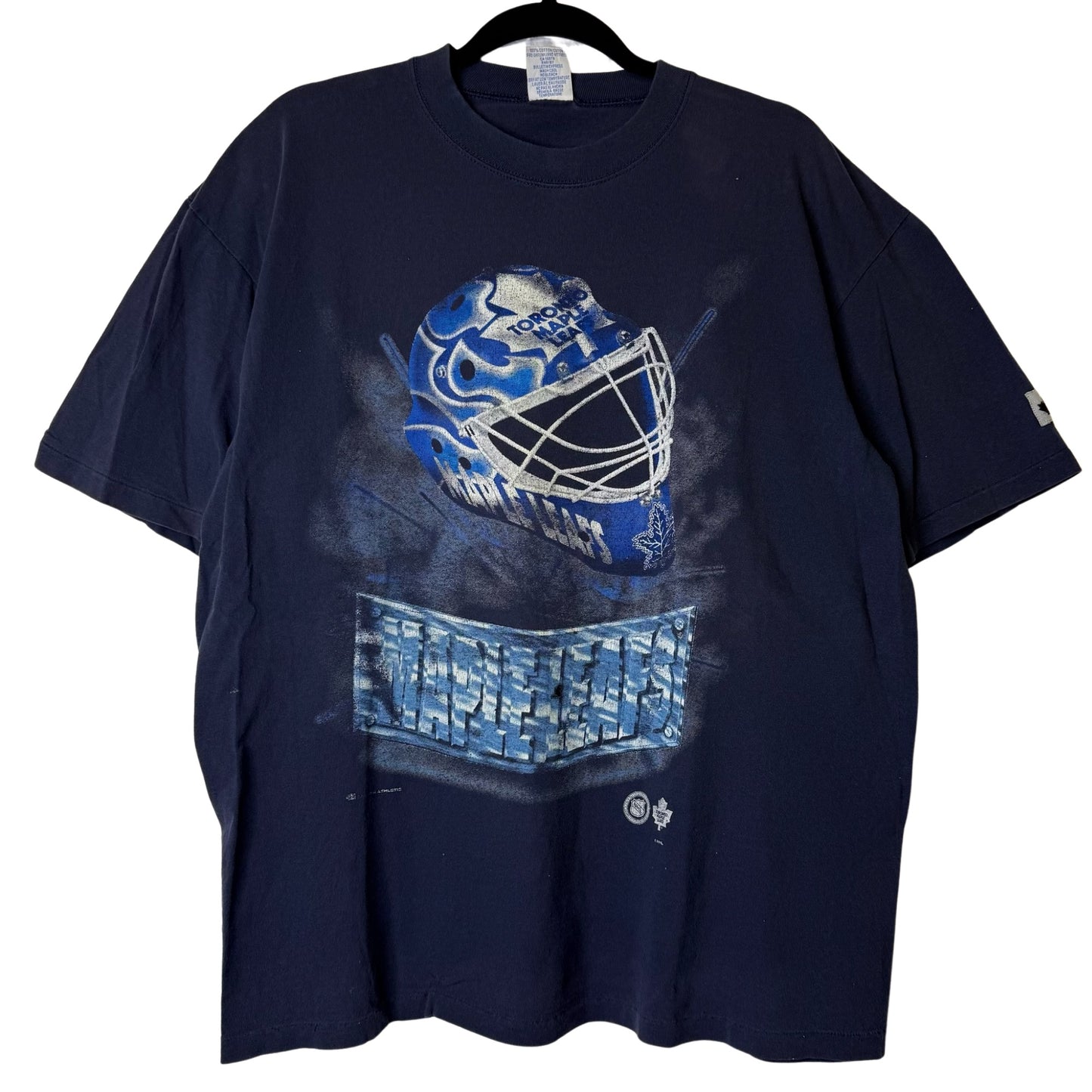 90s Toronto Maple Leafs NHL T-Shirt Sz L (B2407)