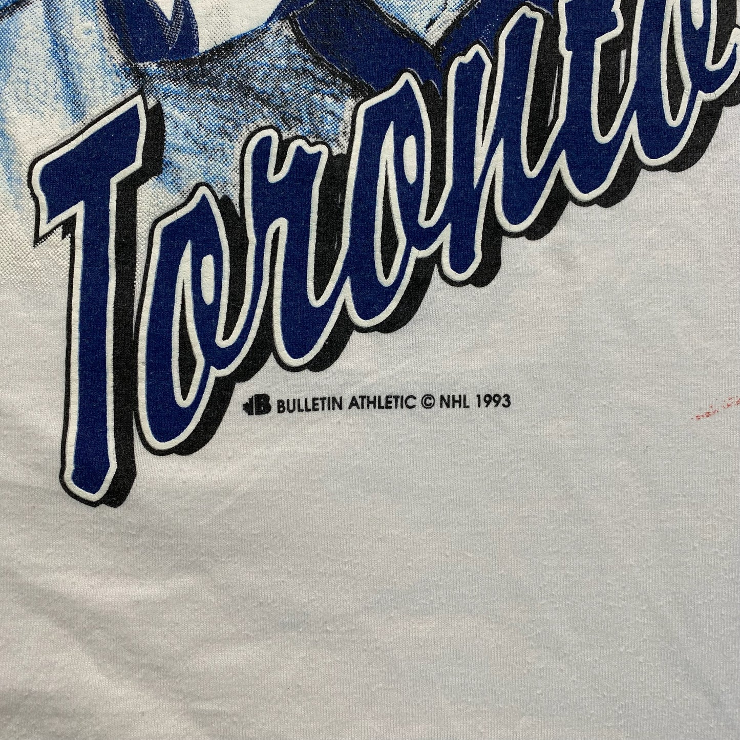 1992 Toronto Maple Leafs Bulletin T-Shirt Sz XL (A4443)